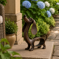 Sjarmerende dachshundskulptur til hjem og hage 🐶