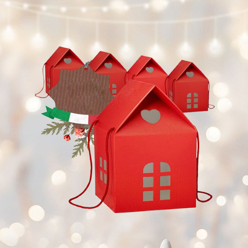 🎄 Christmas Wonderland – Julegaveeske som et lite julehus