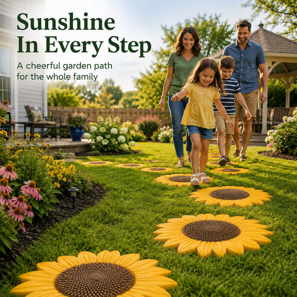 🌻 Reusable Sunflower Stepping Stone Mold (📦Buy 3 & Get Free Shipping)