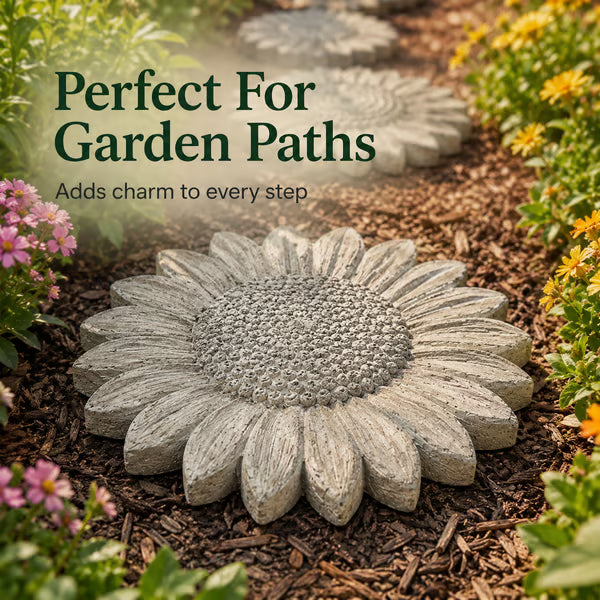 🌻 Reusable Sunflower Stepping Stone Mold (📦Buy 3 & Get Free Shipping)