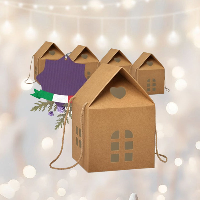 🎄 Christmas Wonderland – Julegaveeske som et lite julehus