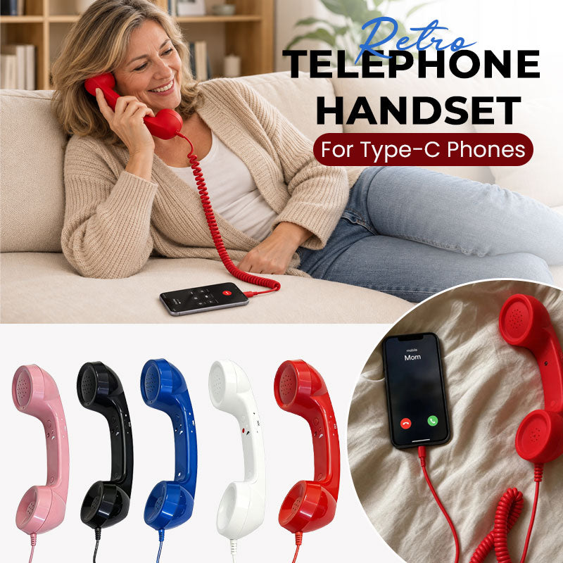 Retro telefonrør for Type-C-mobiler