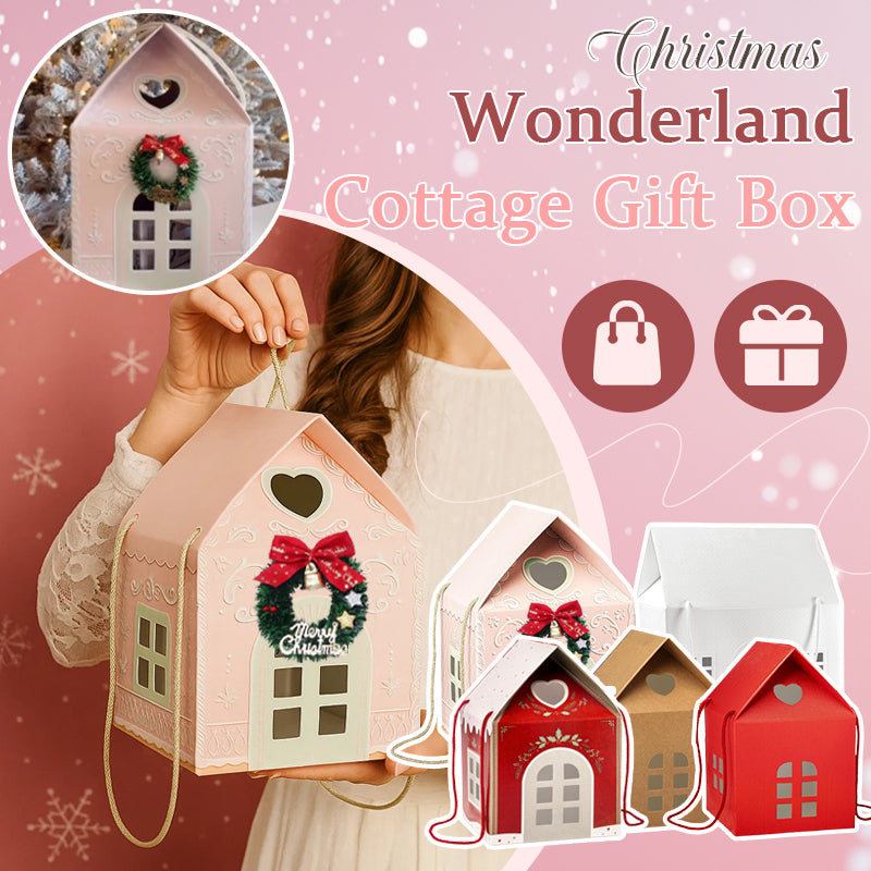 🎄 Christmas Wonderland – Julegaveeske som et lite julehus