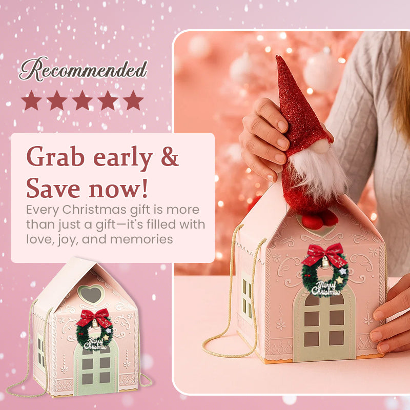 🎄 Christmas Wonderland – Julegaveeske som et lite julehus