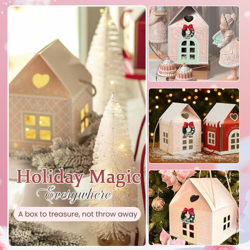 🎄 Christmas Wonderland – Julegaveeske som et lite julehus