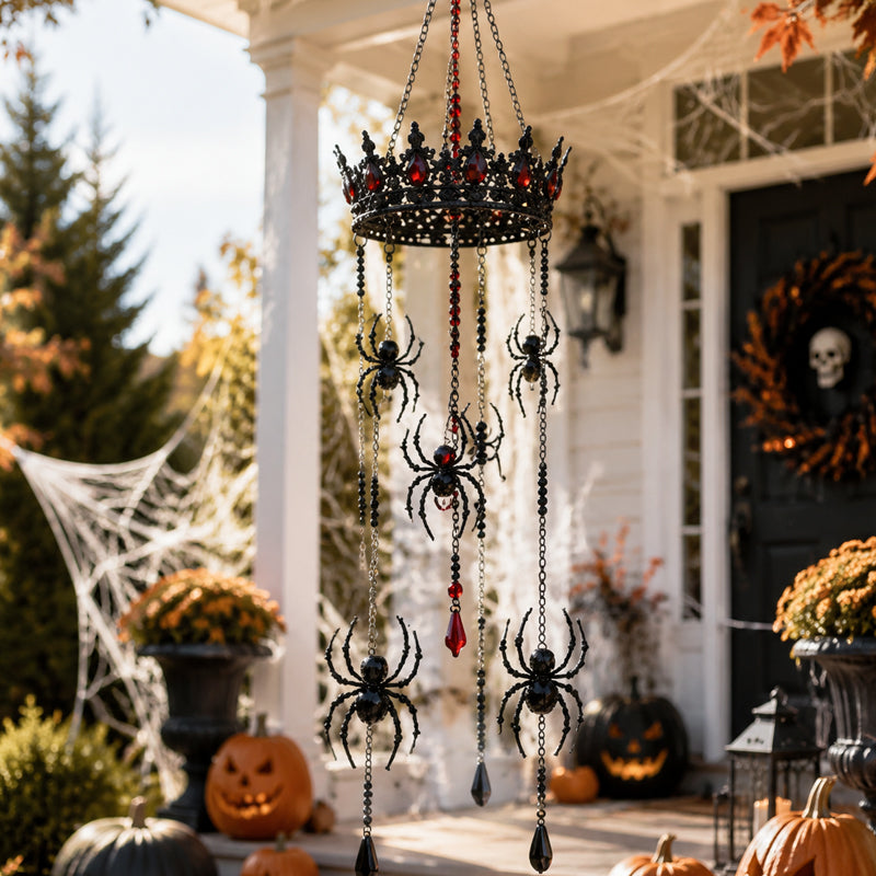 🕷️ Spider Crown Hanging Ornament