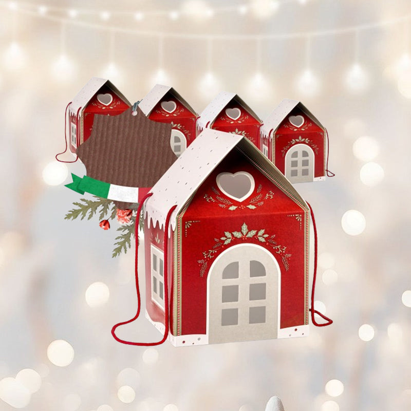 🎄 Christmas Wonderland – Julegaveeske som et lite julehus