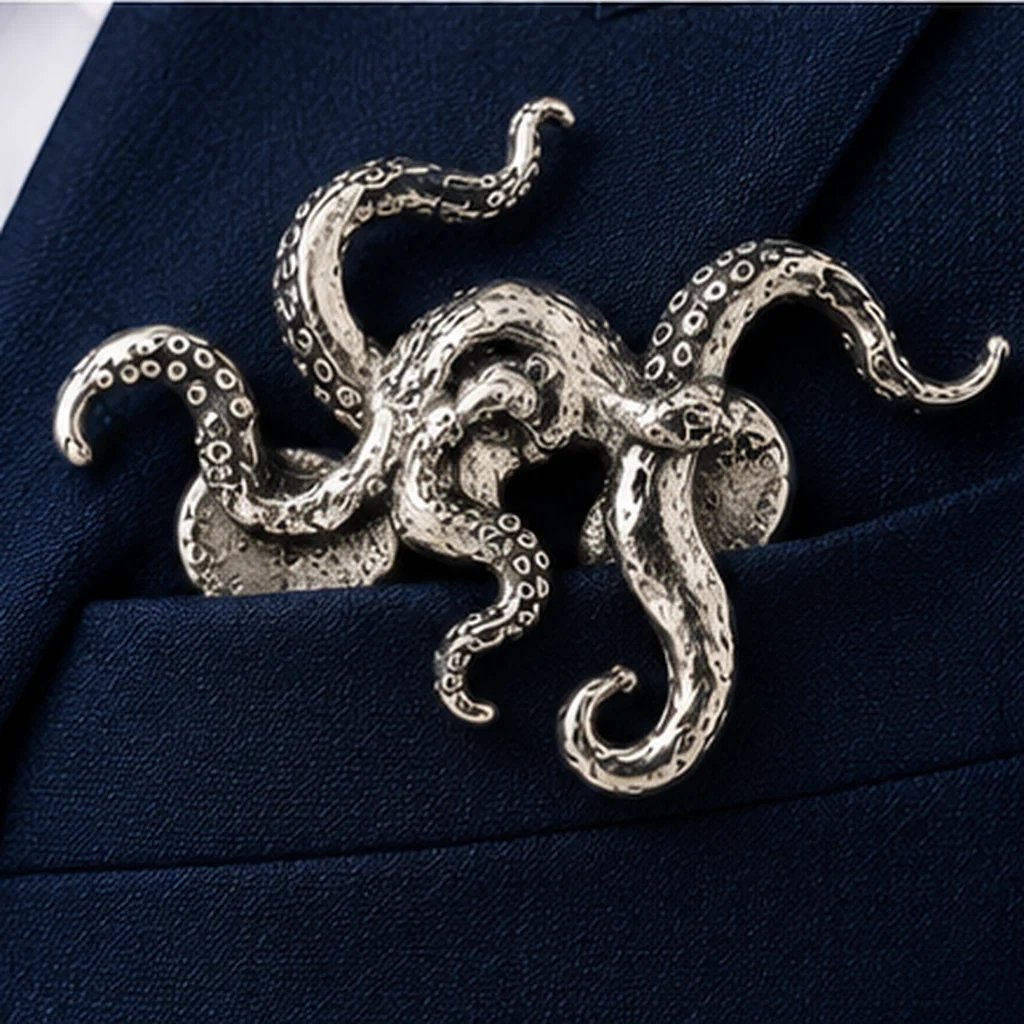 ✨ Luksuriøs dyrebrosje med skulpturelt design – Et eksklusivt blikkfang til dresser og blazere